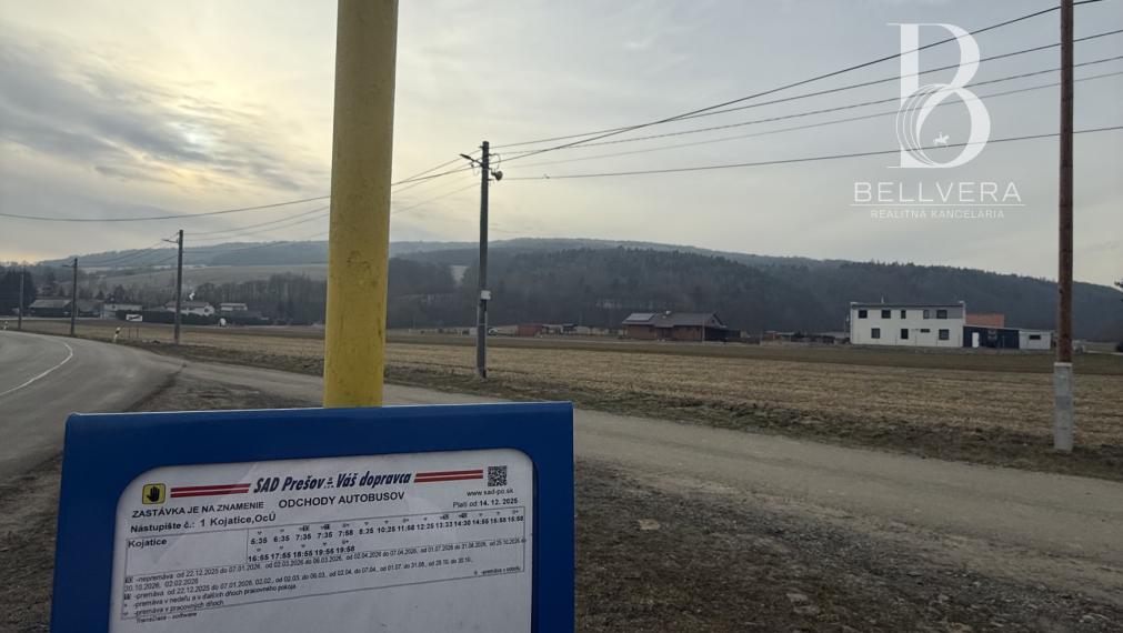 Kompaktný pozemok 647 m² v novej zóne rodinných domov Prešov