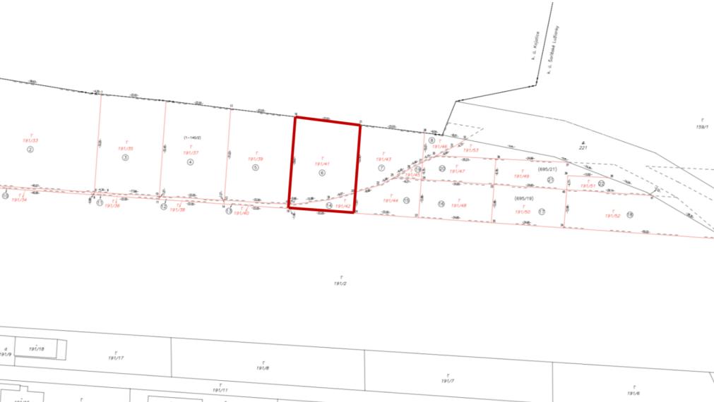 Pozemok 673 m²  s IS na výstavbu  bungalovu v Kojaticiach