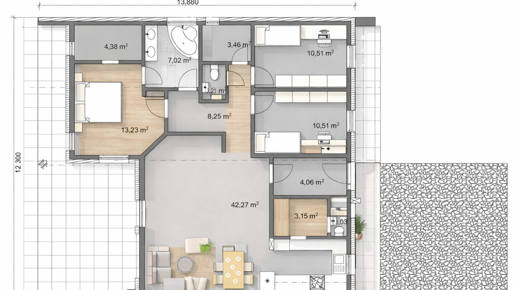 Pozemok pre rodinný dom 698 m² – ticho, priestor a blízkosť Prešova