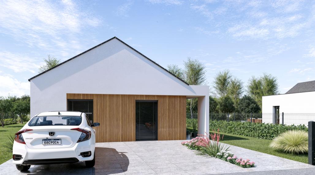 Pozemok 673 m²  s IS na výstavbu  bungalovu v Kojaticiach